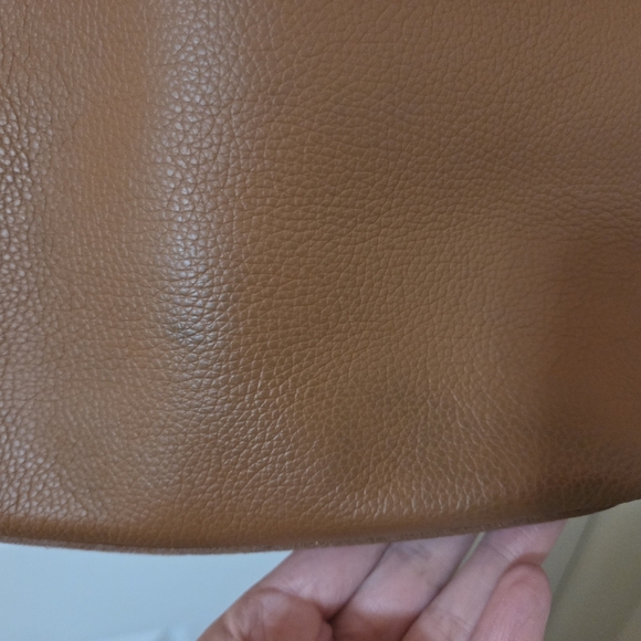 Roots Cervino Leather Tote Brown/ Pink - Picture 3 of 12